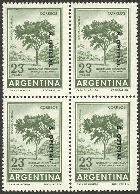 Lot 1433 - Argentina official stamps - Guillermo Jalil - Philatino Auction # 2418 ARGENTINA: General auction with very low starts, including many rarities! Lot 1433 - Argentina official stamps - Guillermo Jalil - Philatino Auction # 2418 ARGENTINA: General auction with very low starts, including many rarities!
