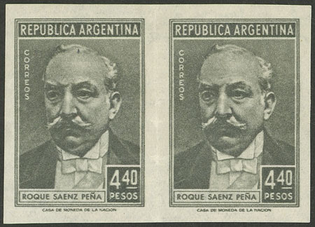 Lot 754 - Argentina general issues -  Guillermo Jalil - Philatino Auction # 2418 ARGENTINA: General auction with very low starts, including many rarities!
