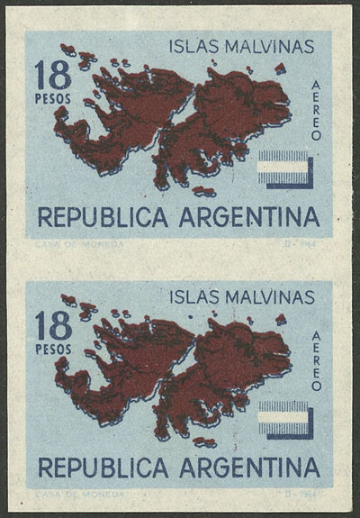 Lot 848 - Argentina general issues -  Guillermo Jalil - Philatino Auction # 2418 ARGENTINA: General auction with very low starts, including many rarities!