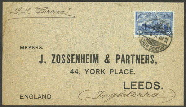 Lot 1526 - Argentina postal history - Guillermo Jalil - Philatino Auction # 2418 ARGENTINA: General auction with very low starts, including many rarities! Lot 1526 - Argentina postal history - Guillermo Jalil - Philatino Auction # 2418 ARGENTINA: General auction with very low starts, including many rarities!