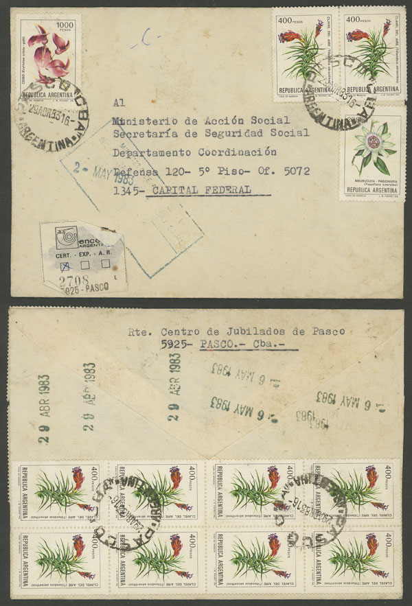 Lot 1602 - Argentina postal history - Guillermo Jalil - Philatino Auction # 2418 ARGENTINA: General auction with very low starts, including many rarities! Lot 1602 - Argentina postal history - Guillermo Jalil - Philatino Auction # 2418 ARGENTINA: General auction with very low starts, including many rarities!