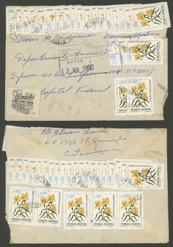 Lot 1634 - Argentina postal history - Guillermo Jalil - Philatino Auction # 2418 ARGENTINA: General auction with very low starts, including many rarities! Lot 1634 - Argentina postal history - Guillermo Jalil - Philatino Auction # 2418 ARGENTINA: General auction with very low starts, including many rarities!