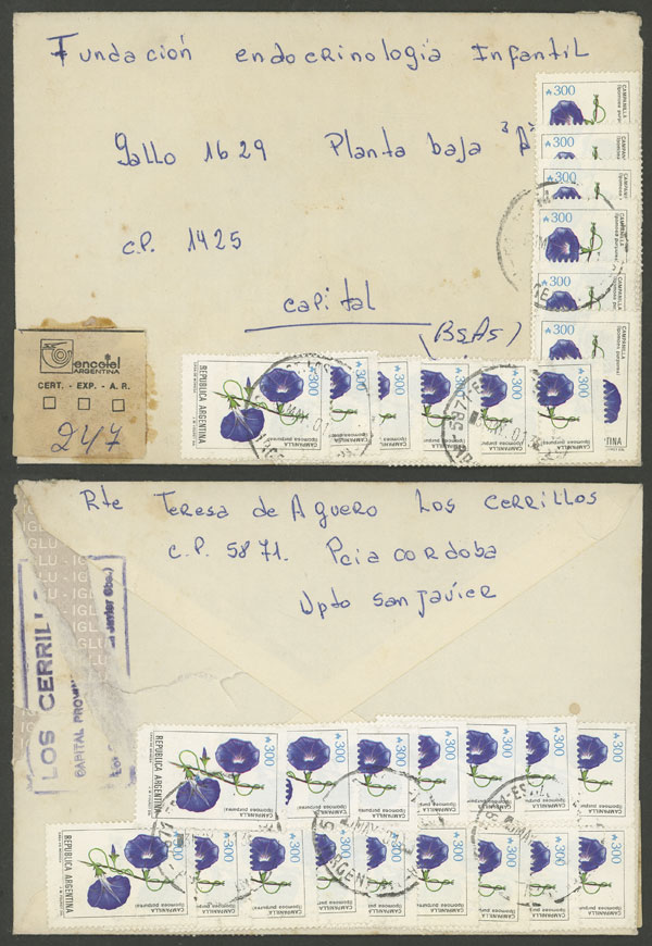 Lot 1630 - Argentina postal history - Guillermo Jalil - Philatino Auction # 2418 ARGENTINA: General auction with very low starts, including many rarities! Lot 1630 - Argentina postal history - Guillermo Jalil - Philatino Auction # 2418 ARGENTINA: General auction with very low starts, including many rarities!