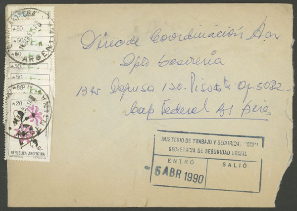 Lot 1625 - Argentina postal history - Guillermo Jalil - Philatino Auction # 2418 ARGENTINA: General auction with very low starts, including many rarities! Lot 1625 - Argentina postal history - Guillermo Jalil - Philatino Auction # 2418 ARGENTINA: General auction with very low starts, including many rarities!