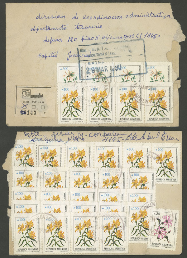 Lot 1627 - Argentina postal history - Guillermo Jalil - Philatino Auction # 2418 ARGENTINA: General auction with very low starts, including many rarities! Lot 1627 - Argentina postal history - Guillermo Jalil - Philatino Auction # 2418 ARGENTINA: General auction with very low starts, including many rarities!