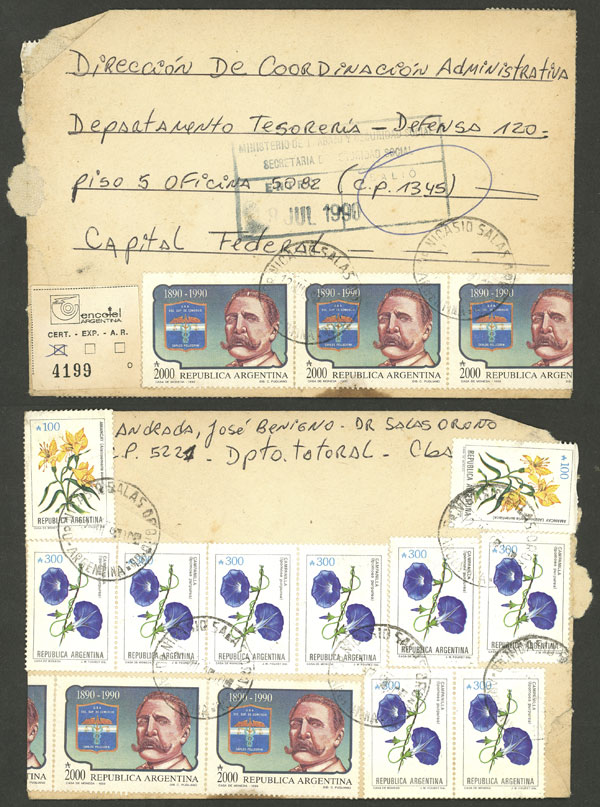 Lot 1638 - Argentina postal history - Guillermo Jalil - Philatino Auction # 2418 ARGENTINA: General auction with very low starts, including many rarities! Lot 1638 - Argentina postal history - Guillermo Jalil - Philatino Auction # 2418 ARGENTINA: General auction with very low starts, including many rarities!