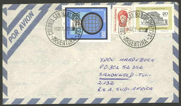 Lot 1596 - Argentina postal history - Guillermo Jalil - Philatino Auction # 2418 ARGENTINA: General auction with very low starts, including many rarities! Lot 1596 - Argentina postal history - Guillermo Jalil - Philatino Auction # 2418 ARGENTINA: General auction with very low starts, including many rarities!