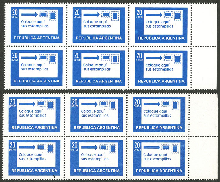 Lot 991 - Argentina general issues -  Guillermo Jalil - Philatino Auction # 2418 ARGENTINA: General auction with very low starts, including many rarities!