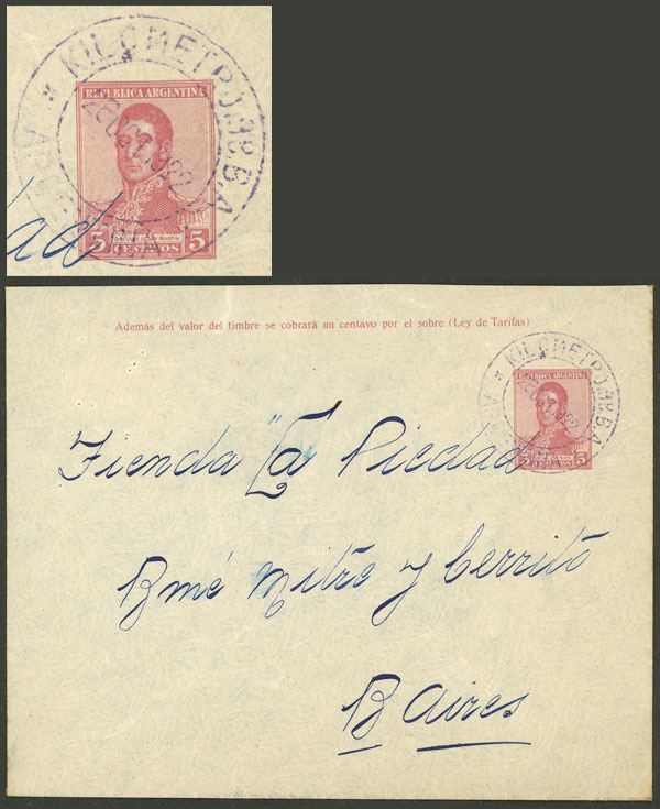 Lot 1532 - Argentina postal history - Guillermo Jalil - Philatino Auction # 2418 ARGENTINA: General auction with very low starts, including many rarities! Lot 1532 - Argentina postal history - Guillermo Jalil - Philatino Auction # 2418 ARGENTINA: General auction with very low starts, including many rarities!
