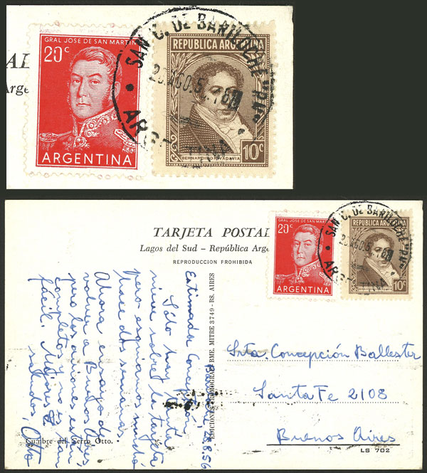 Lot 1569 - Argentina postal history - Guillermo Jalil - Philatino Auction # 2418 ARGENTINA: General auction with very low starts, including many rarities! Lot 1569 - Argentina postal history - Guillermo Jalil - Philatino Auction # 2418 ARGENTINA: General auction with very low starts, including many rarities!