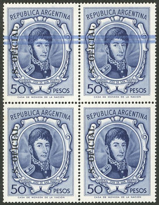 Lot 1439 - Argentina official stamps - Guillermo Jalil - Philatino Auction # 2418 ARGENTINA: General auction with very low starts, including many rarities! Lot 1439 - Argentina official stamps - Guillermo Jalil - Philatino Auction # 2418 ARGENTINA: General auction with very low starts, including many rarities!