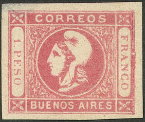 Lot 45 - Argentina cabecitas - Guillermo Jalil - Philatino Auction # 2418 ARGENTINA: General auction with very low starts, including many rarities! Lot 45 - Argentina cabecitas - Guillermo Jalil - Philatino Auction # 2418 ARGENTINA: General auction with very low starts, including many rarities!