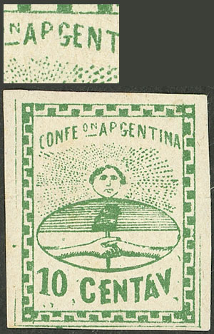 Lot 101 - Argentina confederation - Guillermo Jalil - Philatino Auction # 2418 ARGENTINA: General auction with very low starts, including many rarities! Lot 101 - Argentina confederation - Guillermo Jalil - Philatino Auction # 2418 ARGENTINA: General auction with very low starts, including many rarities!