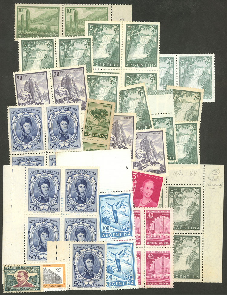 Lot 1698 - Argentina lots - Guillermo Jalil - Philatino Auction # 2418 ARGENTINA: General auction with very low starts, including many rarities! Lot 1698 - Argentina lots - Guillermo Jalil - Philatino Auction # 2418 ARGENTINA: General auction with very low starts, including many rarities!