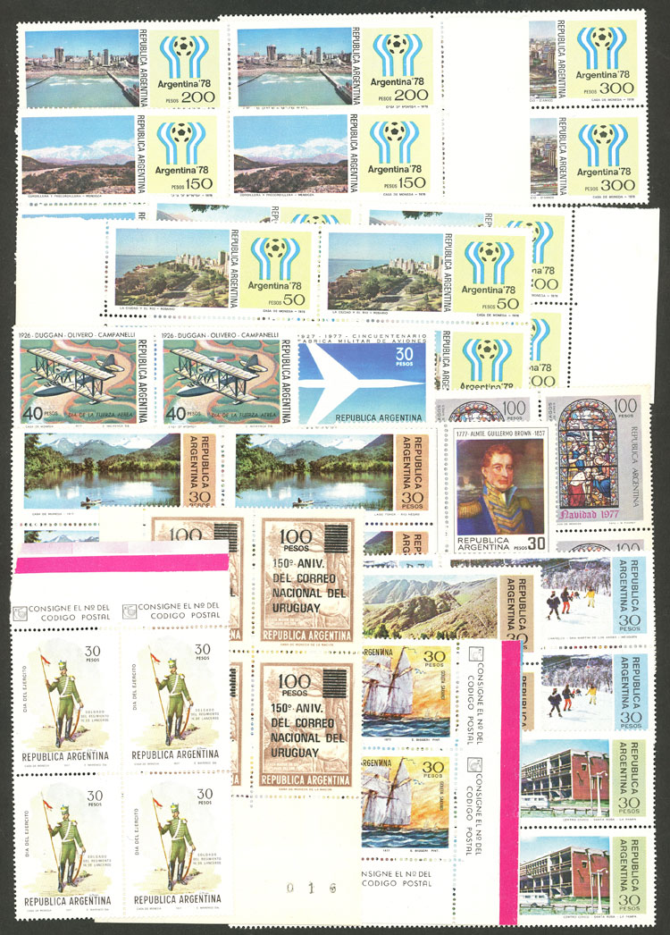 Lot 1707 - Argentina lots - Guillermo Jalil - Philatino Auction # 2418 ARGENTINA: General auction with very low starts, including many rarities! Lot 1707 - Argentina lots - Guillermo Jalil - Philatino Auction # 2418 ARGENTINA: General auction with very low starts, including many rarities!