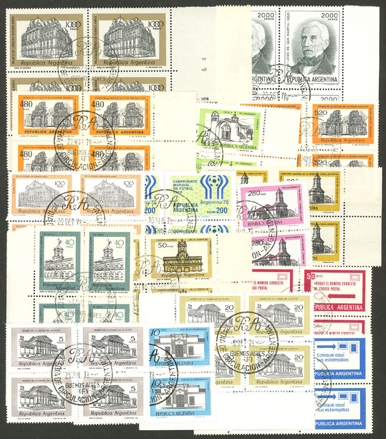 Lot 986 - Argentina general issues -  Guillermo Jalil - Philatino Auction # 2418 ARGENTINA: General auction with very low starts, including many rarities!