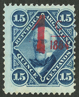 Lot 255 - Argentina general issues -  Guillermo Jalil - Philatino Auction # 2418 ARGENTINA: General auction with very low starts, including many rarities!