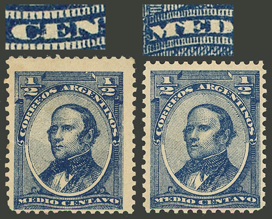 Lot 259 - Argentina general issues -  Guillermo Jalil - Philatino Auction # 2418 ARGENTINA: General auction with very low starts, including many rarities!
