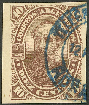 Lot 276 - Argentina general issues -  Guillermo Jalil - Philatino Auction # 2418 ARGENTINA: General auction with very low starts, including many rarities!