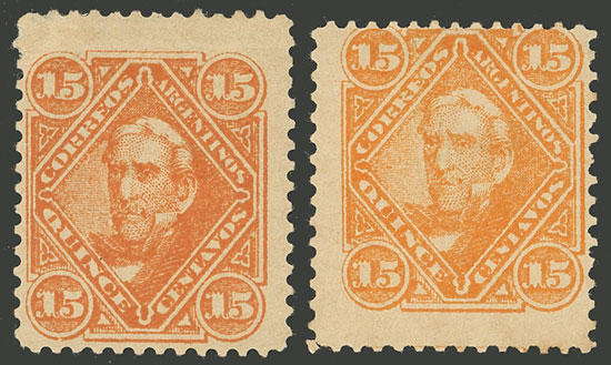 Lot 277 - Argentina general issues -  Guillermo Jalil - Philatino Auction # 2418 ARGENTINA: General auction with very low starts, including many rarities!