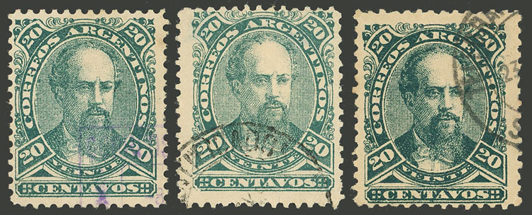 Lot 279 - Argentina general issues -  Guillermo Jalil - Philatino Auction # 2418 ARGENTINA: General auction with very low starts, including many rarities!