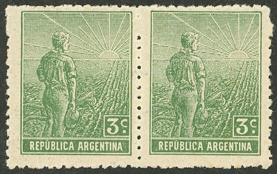 Lot 383 - Argentina general issues -  Guillermo Jalil - Philatino Auction # 2418 ARGENTINA: General auction with very low starts, including many rarities!