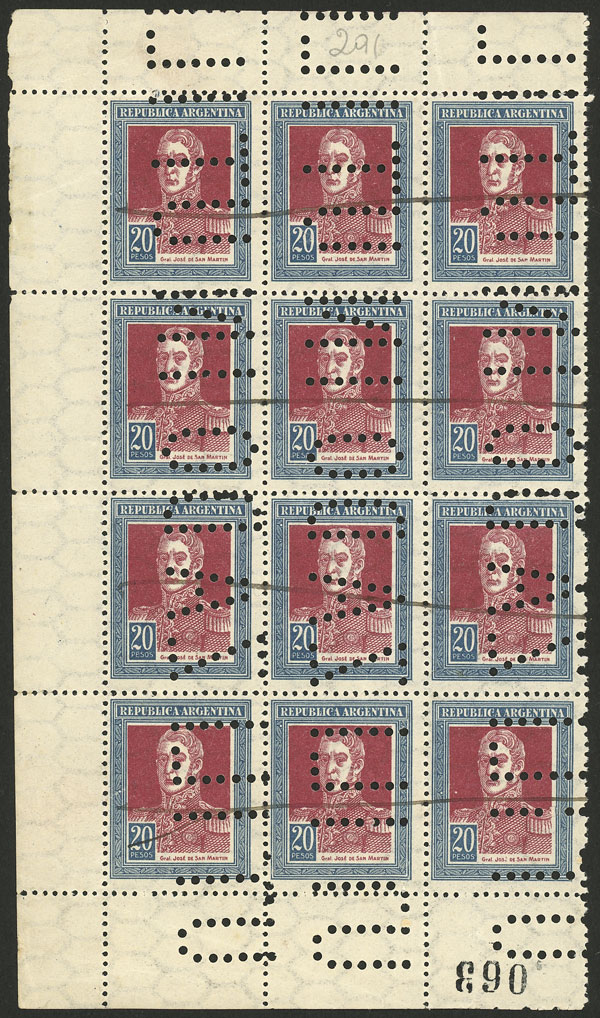 Lot 455 - Argentina general issues - Guillermo Jalil - Philatino Auction # 2418 ARGENTINA: General auction with very low starts, including many rarities! Lot 455 - Argentina general issues - Guillermo Jalil - Philatino Auction # 2418 ARGENTINA: General auction with very low starts, including many rarities!
