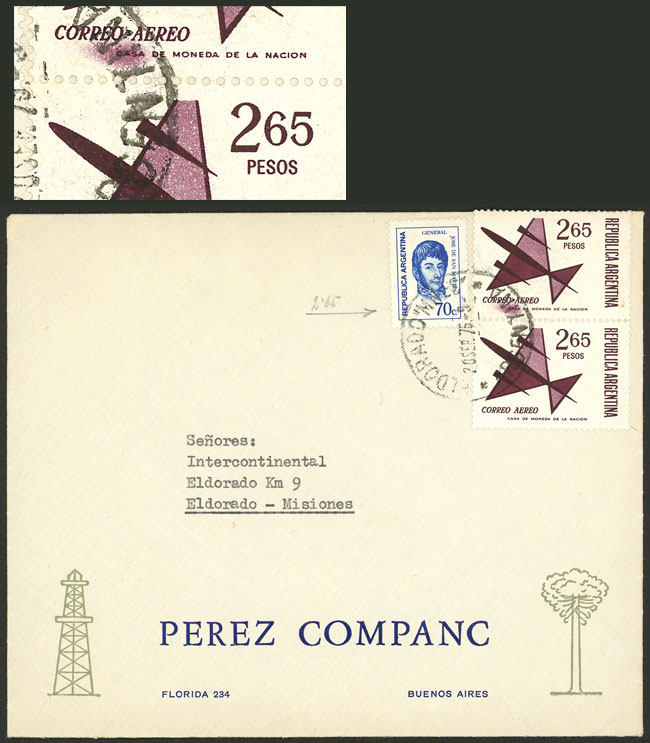 Lot 1182 - Argentina airmail -  Guillermo Jalil - Philatino Auction # 2418 ARGENTINA: General auction with very low starts, including many rarities!