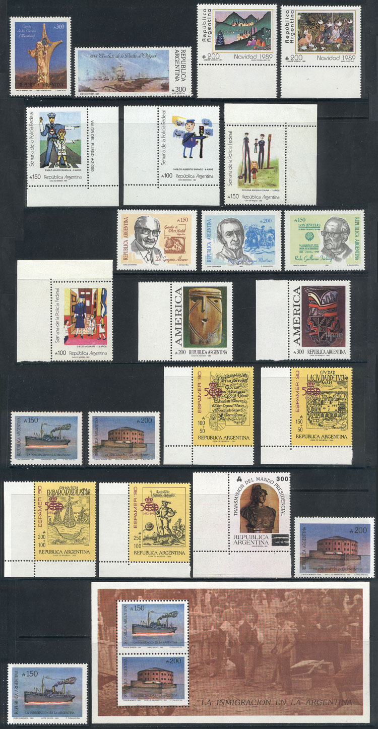 Lot 1055 - Argentina general issues - Guillermo Jalil - Philatino Auction # 2418 ARGENTINA: General auction with very low starts, including many rarities! Lot 1055 - Argentina general issues - Guillermo Jalil - Philatino Auction # 2418 ARGENTINA: General auction with very low starts, including many rarities!