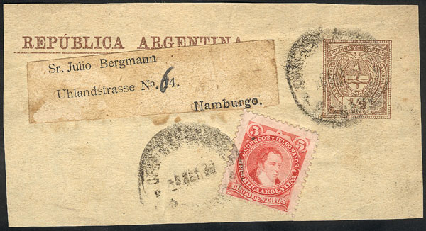 Lot 1509 - Argentina postal history - Guillermo Jalil - Philatino Auction # 2418 ARGENTINA: General auction with very low starts, including many rarities! Lot 1509 - Argentina postal history - Guillermo Jalil - Philatino Auction # 2418 ARGENTINA: General auction with very low starts, including many rarities!