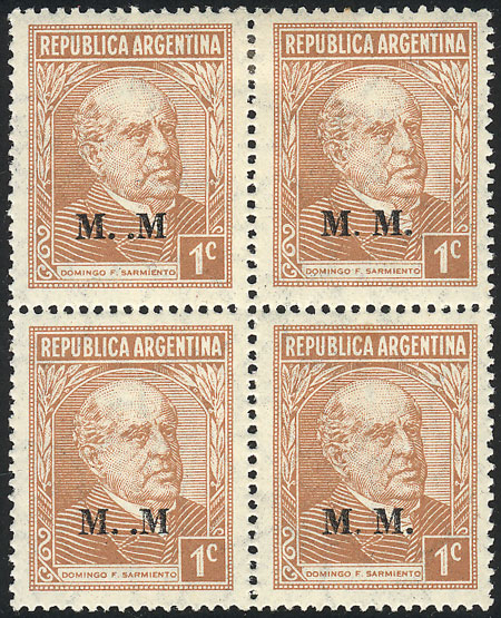 Lot 1372 - Argentina official stamps - Guillermo Jalil - Philatino Auction # 2418 ARGENTINA: General auction with very low starts, including many rarities! Lot 1372 - Argentina official stamps - Guillermo Jalil - Philatino Auction # 2418 ARGENTINA: General auction with very low starts, including many rarities!