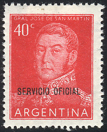 Lot 1411 - Argentina official stamps - Guillermo Jalil - Philatino Auction # 2418 ARGENTINA: General auction with very low starts, including many rarities! Lot 1411 - Argentina official stamps - Guillermo Jalil - Philatino Auction # 2418 ARGENTINA: General auction with very low starts, including many rarities!