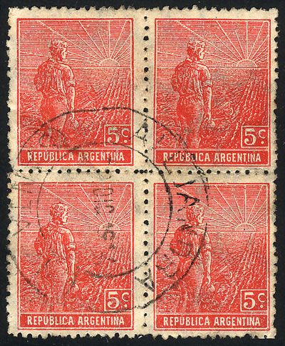Lot 389 - Argentina general issues -  Guillermo Jalil - Philatino Auction # 2418 ARGENTINA: General auction with very low starts, including many rarities!