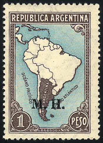 Lot 1329 - Argentina official stamps - Guillermo Jalil - Philatino Auction # 2418 ARGENTINA: General auction with very low starts, including many rarities! Lot 1329 - Argentina official stamps - Guillermo Jalil - Philatino Auction # 2418 ARGENTINA: General auction with very low starts, including many rarities!