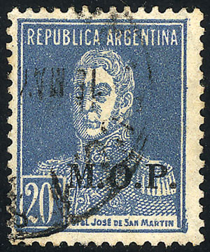 Lot 1377 - Argentina official stamps - Guillermo Jalil - Philatino Auction # 2418 ARGENTINA: General auction with very low starts, including many rarities! Lot 1377 - Argentina official stamps - Guillermo Jalil - Philatino Auction # 2418 ARGENTINA: General auction with very low starts, including many rarities!