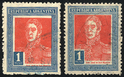 Lot 486 - Argentina general issues - Guillermo Jalil - Philatino Auction # 2418 ARGENTINA: General auction with very low starts, including many rarities! Lot 486 - Argentina general issues - Guillermo Jalil - Philatino Auction # 2418 ARGENTINA: General auction with very low starts, including many rarities!