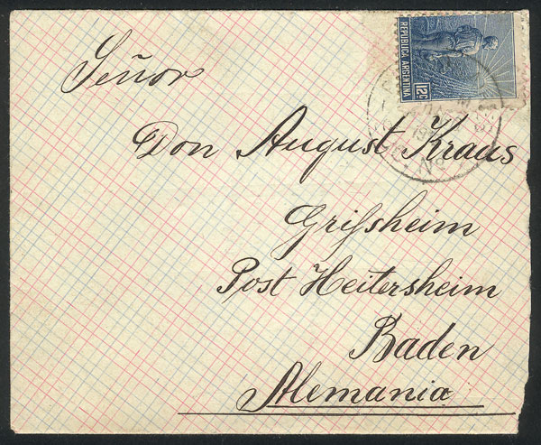 Lot 1527 - Argentina postal history - Guillermo Jalil - Philatino Auction # 2418 ARGENTINA: General auction with very low starts, including many rarities! Lot 1527 - Argentina postal history - Guillermo Jalil - Philatino Auction # 2418 ARGENTINA: General auction with very low starts, including many rarities!
