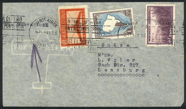 Lot 1548 - Argentina postal history - Guillermo Jalil - Philatino Auction # 2418 ARGENTINA: General auction with very low starts, including many rarities! Lot 1548 - Argentina postal history - Guillermo Jalil - Philatino Auction # 2418 ARGENTINA: General auction with very low starts, including many rarities!