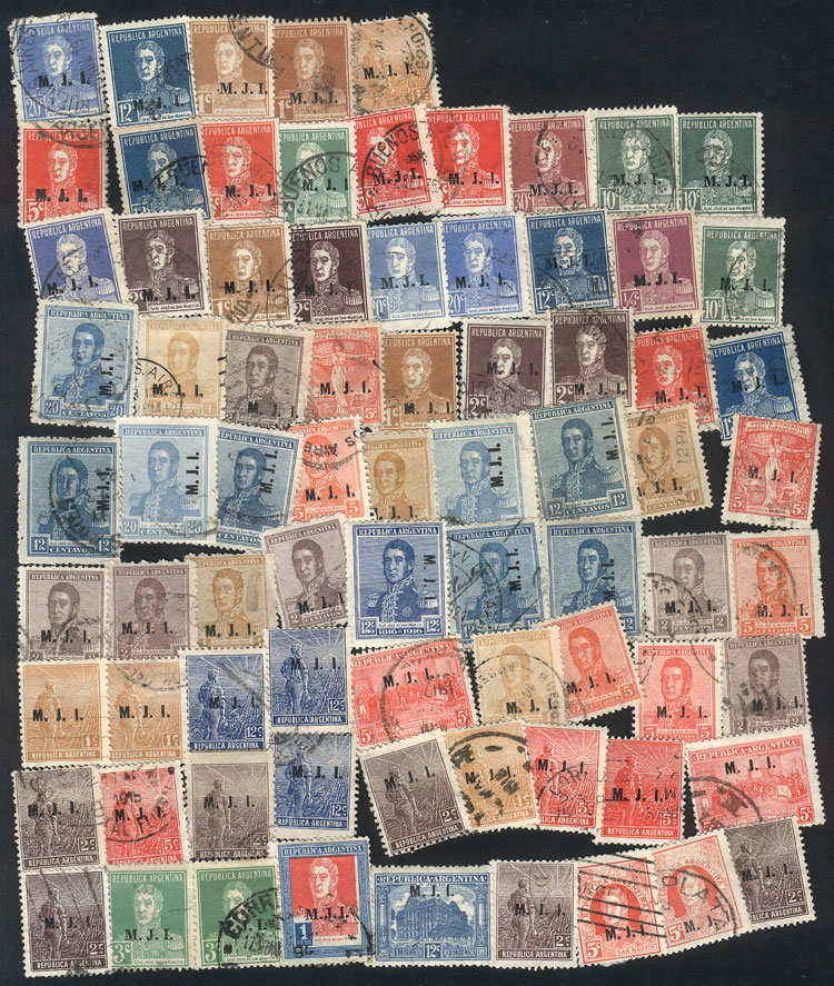 Lot 1453 - Argentina official stamps - Guillermo Jalil - Philatino Auction # 2418 ARGENTINA: General auction with very low starts, including many rarities! Lot 1453 - Argentina official stamps - Guillermo Jalil - Philatino Auction # 2418 ARGENTINA: General auction with very low starts, including many rarities!