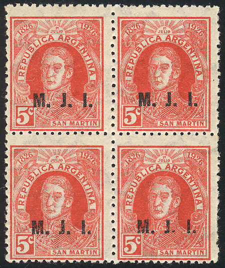 Lot 1351 - Argentina official stamps - Guillermo Jalil - Philatino Auction # 2418 ARGENTINA: General auction with very low starts, including many rarities! Lot 1351 - Argentina official stamps - Guillermo Jalil - Philatino Auction # 2418 ARGENTINA: General auction with very low starts, including many rarities!