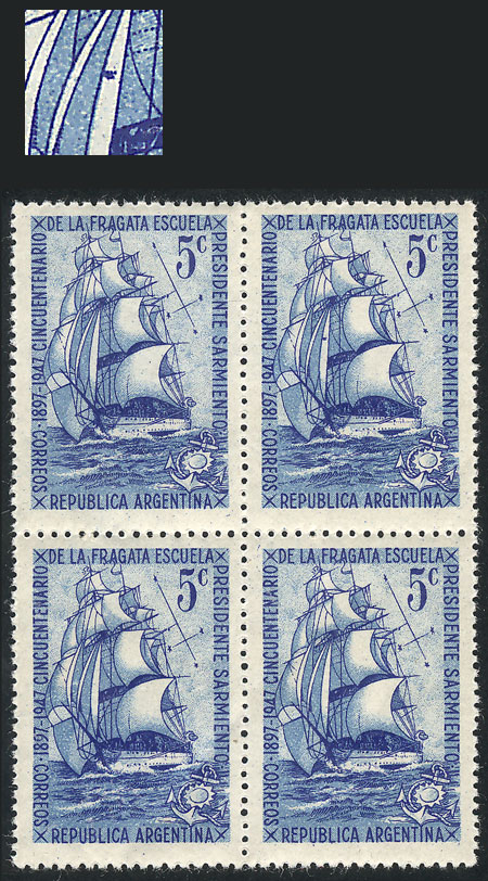Lot 676 - Argentina general issues -  Guillermo Jalil - Philatino Auction # 2418 ARGENTINA: General auction with very low starts, including many rarities!