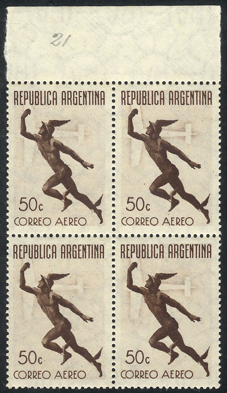 Lot 1155 - Argentina airmail -  Guillermo Jalil - Philatino Auction # 2418 ARGENTINA: General auction with very low starts, including many rarities!