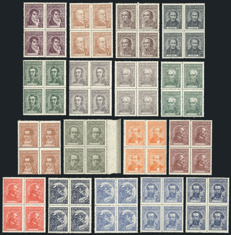 Lot 520 - Argentina general issues - Guillermo Jalil - Philatino Auction # 2418 ARGENTINA: General auction with very low starts, including many rarities! Lot 520 - Argentina general issues - Guillermo Jalil - Philatino Auction # 2418 ARGENTINA: General auction with very low starts, including many rarities!