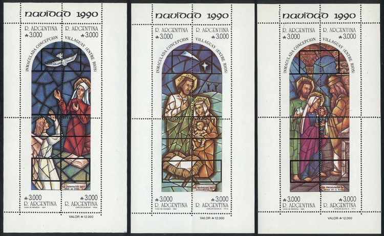 Lot 1253 - Argentina souvenir sheets -  Guillermo Jalil - Philatino Auction # 2418 ARGENTINA: General auction with very low starts, including many rarities!
