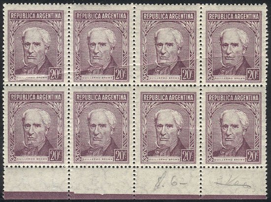 Lot 731 - Argentina general issues - Guillermo Jalil - Philatino Auction # 2418 ARGENTINA: General auction with very low starts, including many rarities! Lot 731 - Argentina general issues - Guillermo Jalil - Philatino Auction # 2418 ARGENTINA: General auction with very low starts, including many rarities!