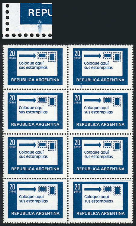 Lot 993 - Argentina general issues -  Guillermo Jalil - Philatino Auction # 2418 ARGENTINA: General auction with very low starts, including many rarities!