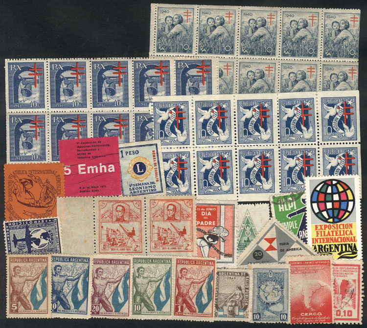Lot 1759 - Argentina cinderellas - Guillermo Jalil - Philatino Auction # 2418 ARGENTINA: General auction with very low starts, including many rarities! Lot 1759 - Argentina cinderellas - Guillermo Jalil - Philatino Auction # 2418 ARGENTINA: General auction with very low starts, including many rarities!