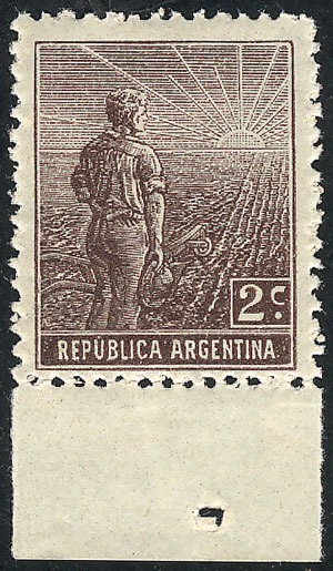Lot 381 - Argentina general issues -  Guillermo Jalil - Philatino Auction # 2418 ARGENTINA: General auction with very low starts, including many rarities!
