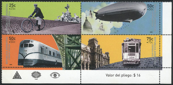 Lot 1116 - Argentina general issues -  Guillermo Jalil - Philatino Auction # 2418 ARGENTINA: General auction with very low starts, including many rarities!