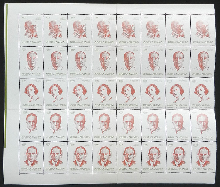 Lot 1032 - Argentina general issues - Guillermo Jalil - Philatino Auction # 2418 ARGENTINA: General auction with very low starts, including many rarities! Lot 1032 - Argentina general issues - Guillermo Jalil - Philatino Auction # 2418 ARGENTINA: General auction with very low starts, including many rarities!